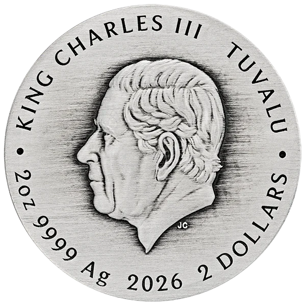 Dune Scourge of the Desert Sea 2026 2oz Silver Antiqued Coloured Coin – footycoinandgifts.com.au