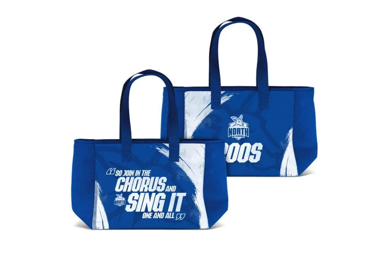 North Melbourne Kangaroos AFL Aussie Rules Zip Neoprene Carry Bag – footycoinandgifts.com.au