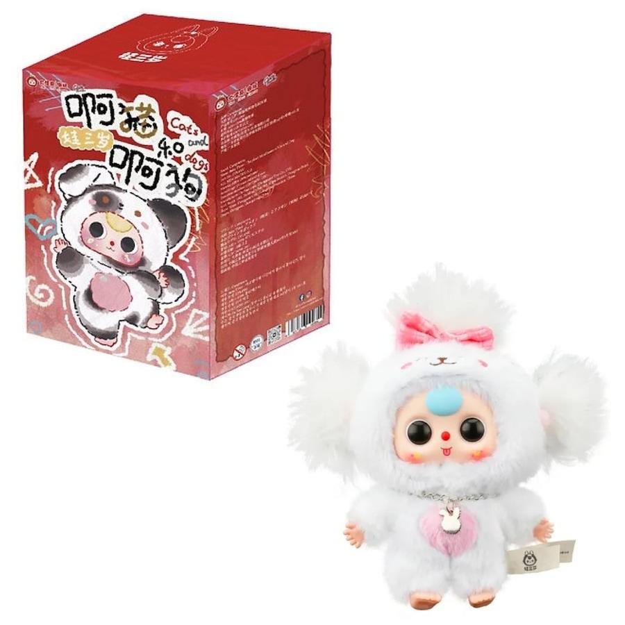 BABY THREE - CAT & DOG PLUSH BLIND BOX TOY – footycoinandgifts.com.au