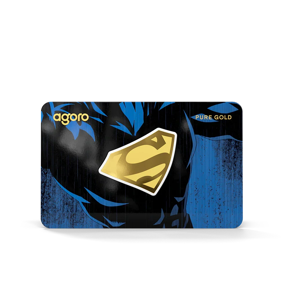 Superman's Emblem 0.1 g Gold Collectible Coins – footycoinandgifts.com.au