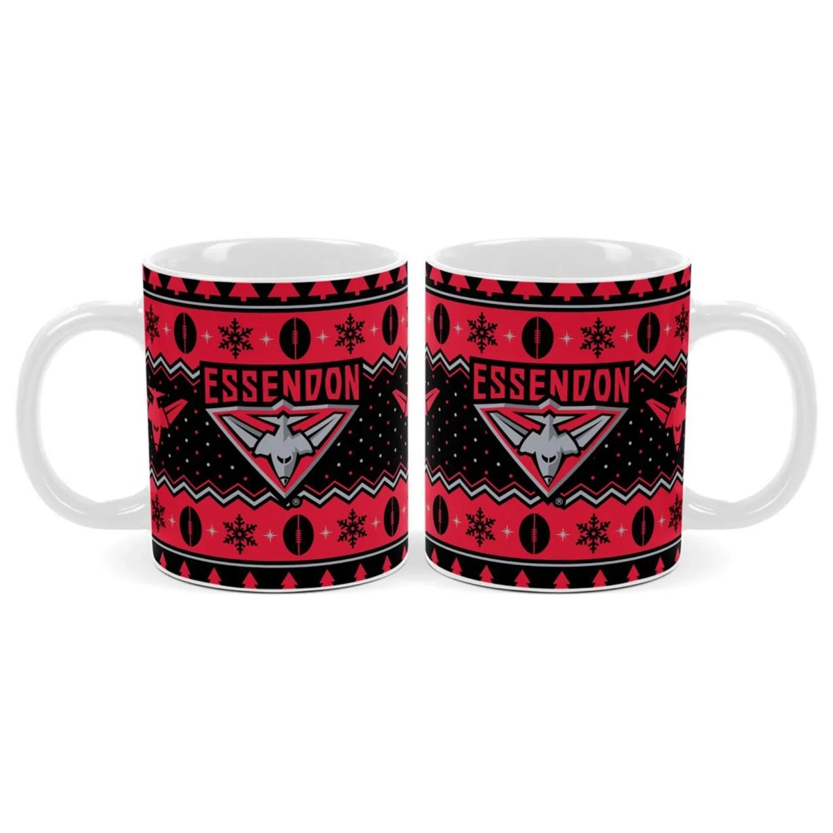 Essendon Bombers Christmas Coffee Mug