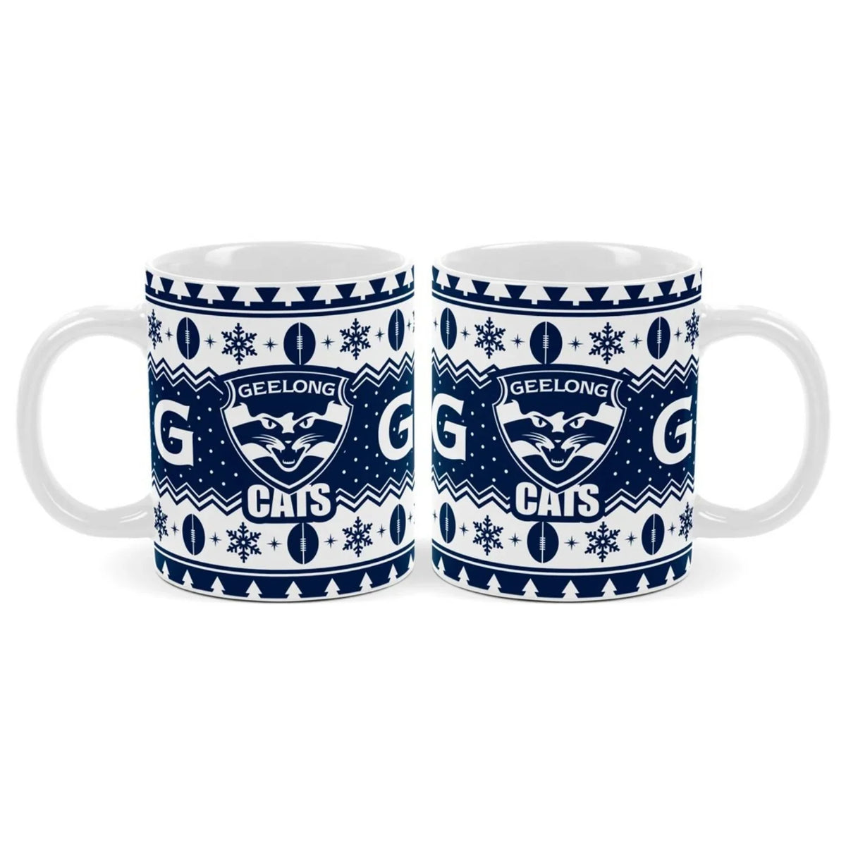 Geelong Cats Christmas Coffee Mug