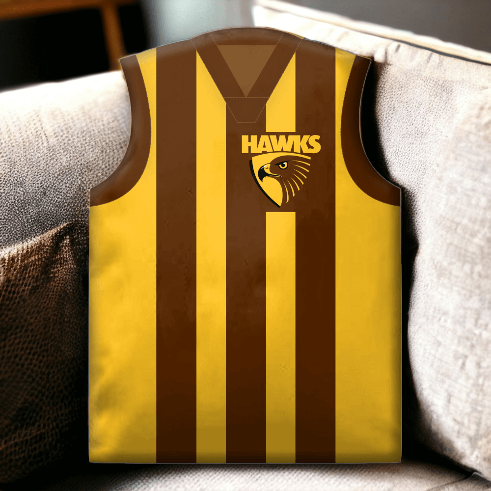 AFL GUERNSEY SHAPED CUSHION – footycoinandgifts.com.au