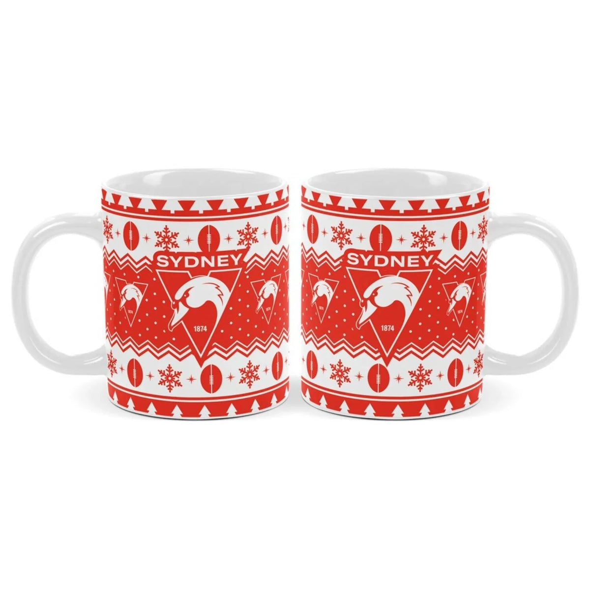 Sydney Swans Christmas Coffee Mug