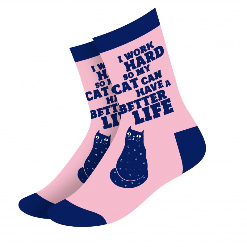 SOCK THERAPY- I WORK HARD  – footycoinandgifts.com.au