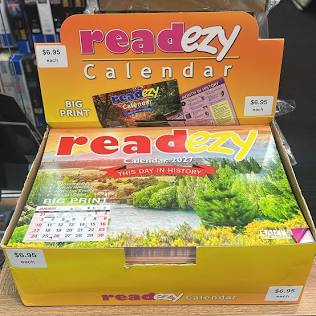 Readezy 2027 Calendars at footycoinandgifts.com
