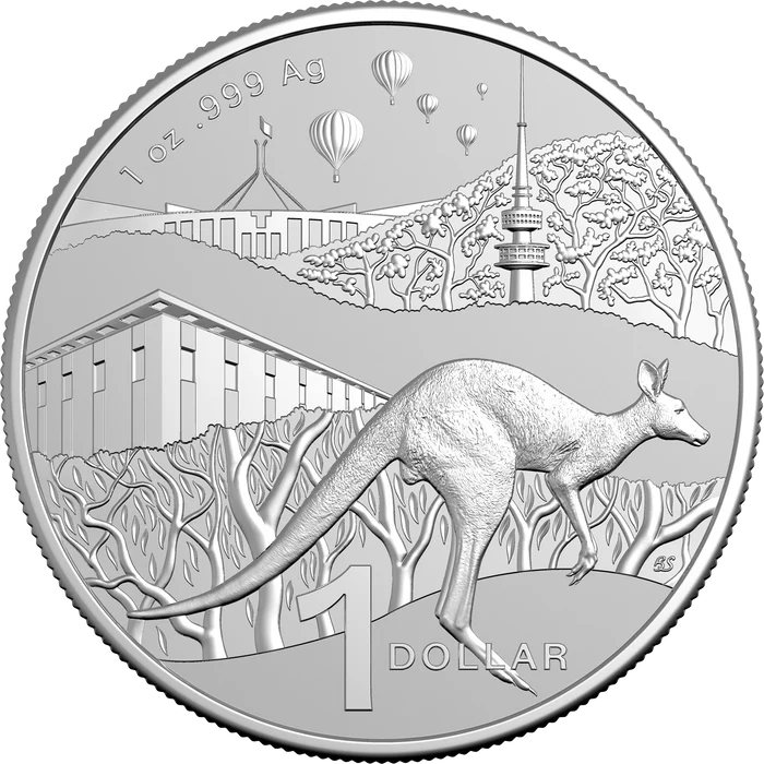2025 BUSH CAPITAL KANGAROO SERIES FINE SILVER FROSTED UNCIRCULATED COIN