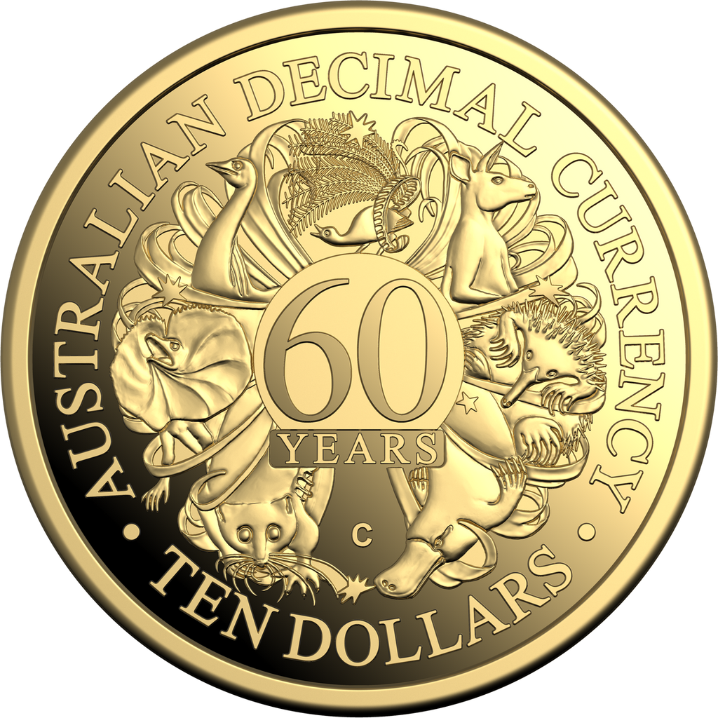 2026 $10 60th Anniversary of the Mint 1/10oz Gold Proof Coin ‘C’ Mint