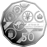 2026 SIX COIN PROOF SET 60 YEARS OF AUSTRALIAN DECIMAL CURRENCY