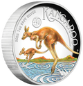 Australian Kangaroo 2026 1oz Silver Proof High Relief Coloured Coin