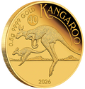 Australian Kangaroo Mini Roo 2026 0.5g Gold Proof Coin in Card