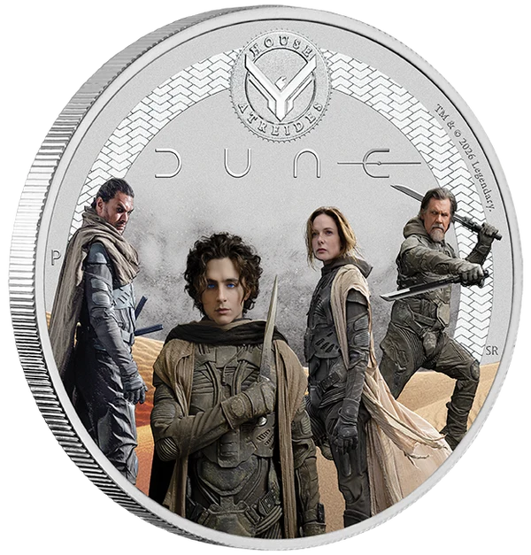 Dune - House Atreides 2026 1/2oz Silver Coloured Coin