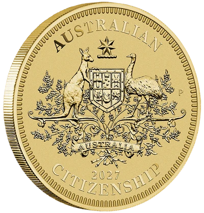 Australian Citizenship 2027 $1 Coin in Card