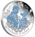 Bridgerton - Benedict & Sophie 2026 1/2oz Silver Proof Coloured Coin