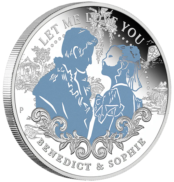 Bridgerton - Benedict & Sophie 2026 1/2oz Silver Proof Coloured Coin