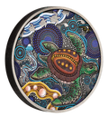 Turtle Yaunati 2026 2oz Silver Antiqued Coloured Coin