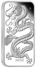 Dragon 2026 1oz Silver Proof Rectangular Coin