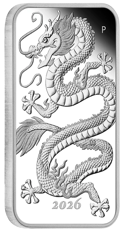 Dragon 2026 1oz Silver Proof Rectangular Coin