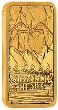 Stranger Things 2026 1g Gold Minted Bar