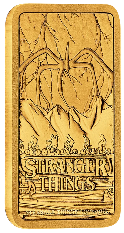 Stranger Things 2026 1g Gold Minted Bar