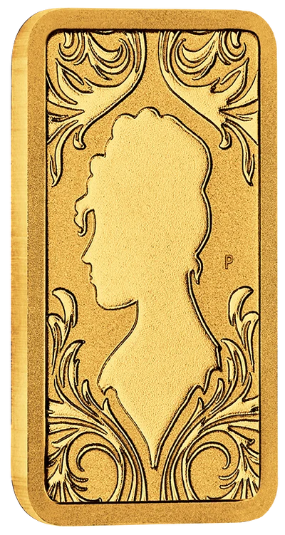 Bridgerton 2026 1g Gold Minted Bar in Card