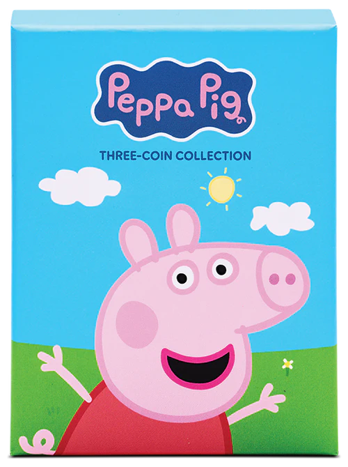 Peppa Pig - Friends 2026 Collector Coins in Cards (Three-Coin Set)
