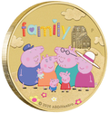 Peppa Pig - Family 2026 Collector Coin in Card