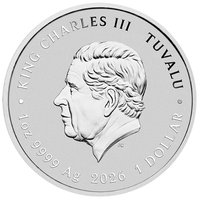40 Years of Top Gun 2026 1oz Silver Coloured Coin