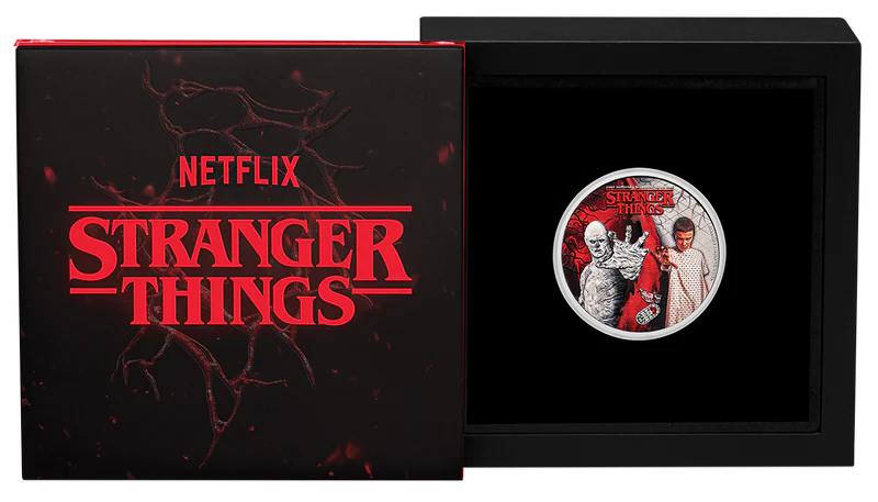 Stranger Things - Eleven + Vecna 2026 1/2oz Silver Coloured Coin