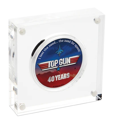 40 Years of Top Gun 2026 1oz Silver Coloured Coin