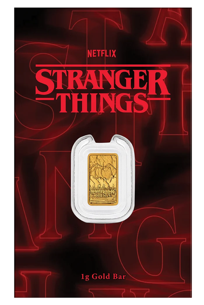 Stranger Things 2026 1g Gold Minted Bar