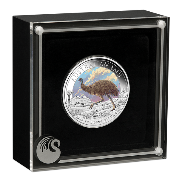 Australian Emu 2026 1oz Silver Coloured Coin
