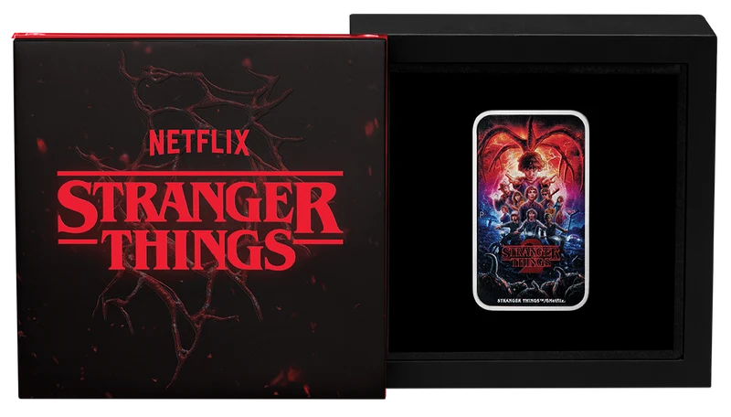 Stranger Things - Season 2 2026 1oz Silver Coloured Rectangular Coin