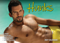 CALENDAR 2027 BIG PRINT - HUNKS