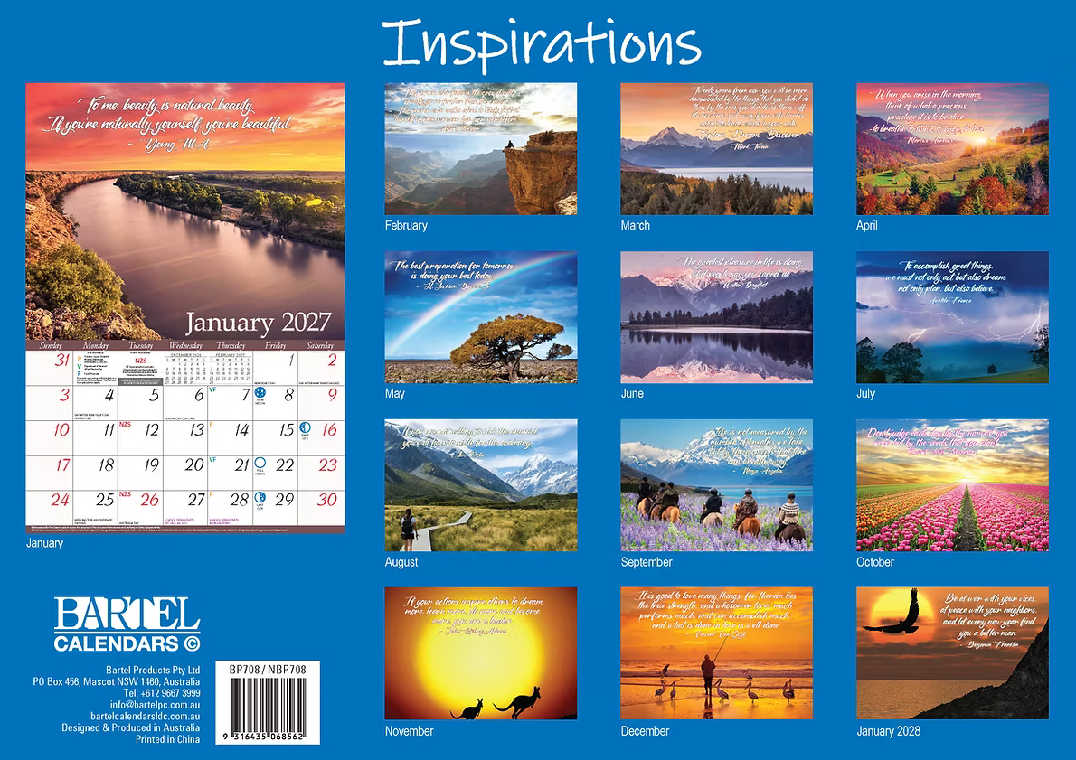 CALENDAR 2027 BIG PRINT - INSPIRATIONS
