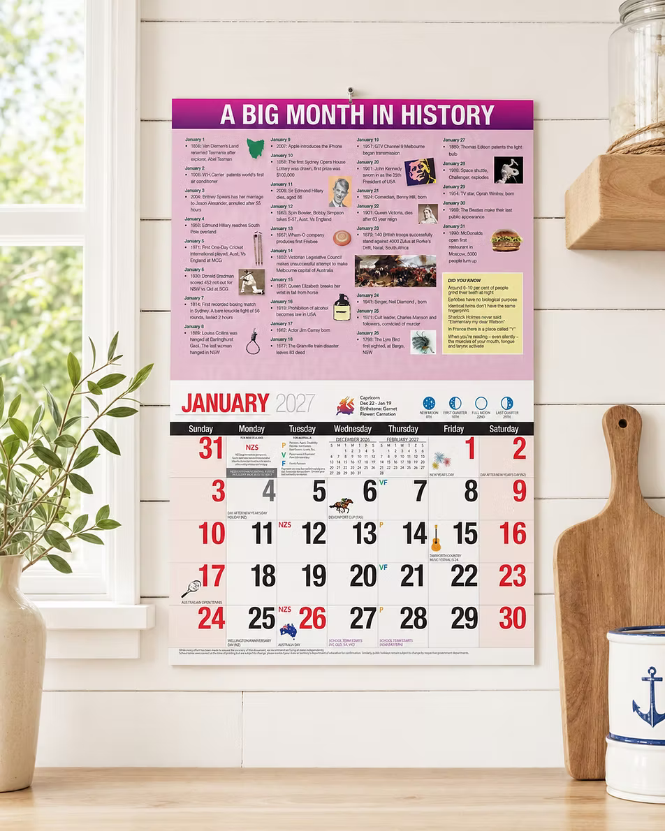 2027 READ EZY CALENDAR