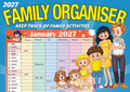 CALENDAR 2027 BIG PRINT - FAMILY ORGANISER