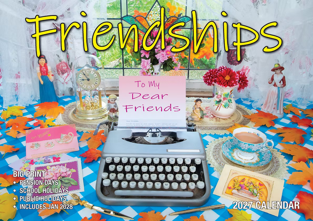 CALENDAR 2027 BIG PRINT - FRIENDSHIPS