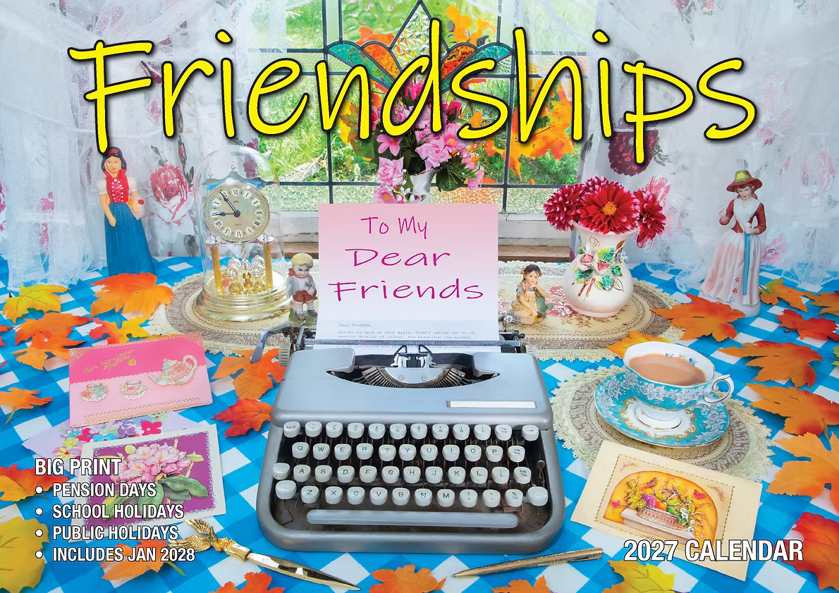 CALENDAR 2027 BIG PRINT - FRIENDSHIPS