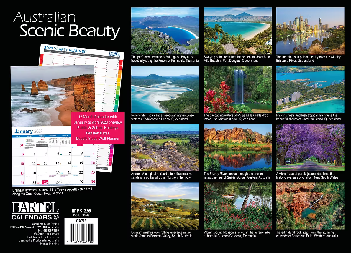 2027 AUSTRALIAN SCENIC BEAUTY CALENDAR