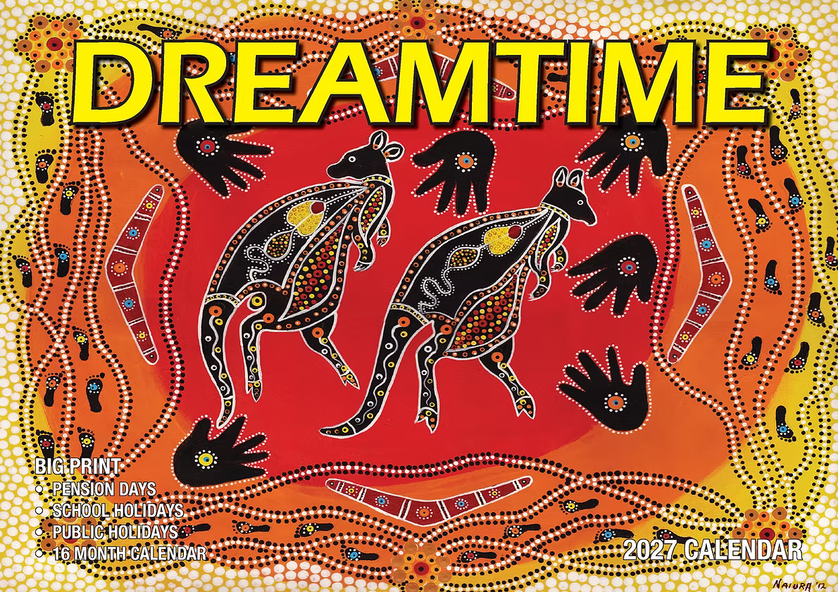 CALENDAR 2027 BIG PRINT - DREAMTIME