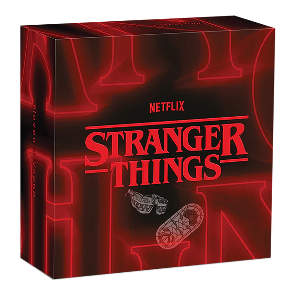 Stranger Things - Eleven + Vecna 2026 1/2oz Silver Coloured Coin