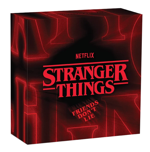 Stranger Things - Friends Don't Lie 2026 1oz Silver Coloured Coin