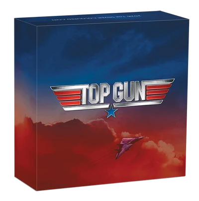 40 Years of Top Gun 2026 1oz Silver Coloured Coin