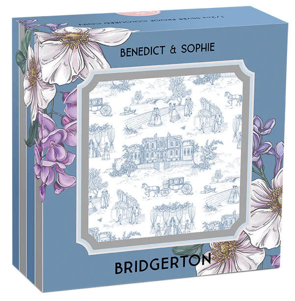 Bridgerton - Benedict & Sophie 2026 1/2oz Silver Proof Coloured Coin