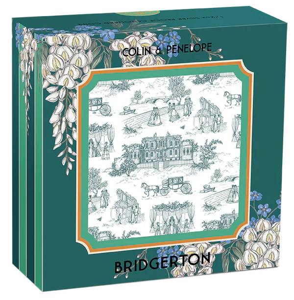Bridgerton - Colin & Penelope 2026 1/2oz Silver Proof Coloured Coin