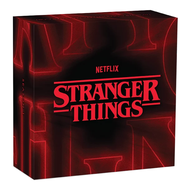 Stranger Things - Season 1 2026 1oz Silver Coloured Rectangular Coin
