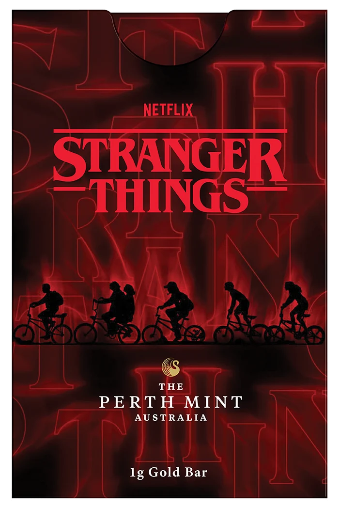 Stranger Things 2026 1g Gold Minted Bar
