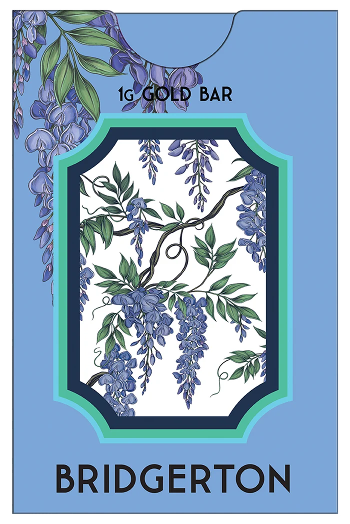 Bridgerton 2026 1g Gold Minted Bar in Card