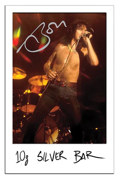 Bon Scott 80th Birthday 2026 10g Silver Minted Bar